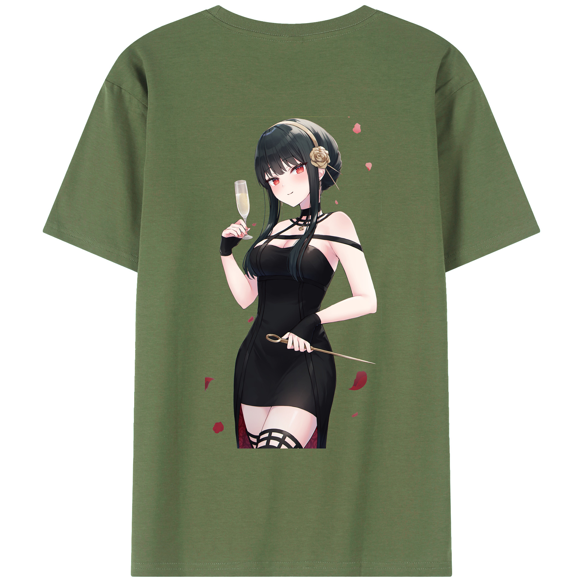 （画像用） SPY×FAMILY间谍家家酒 綿100％ メンズ半袖Tシャツ（バックプリント） 通気性